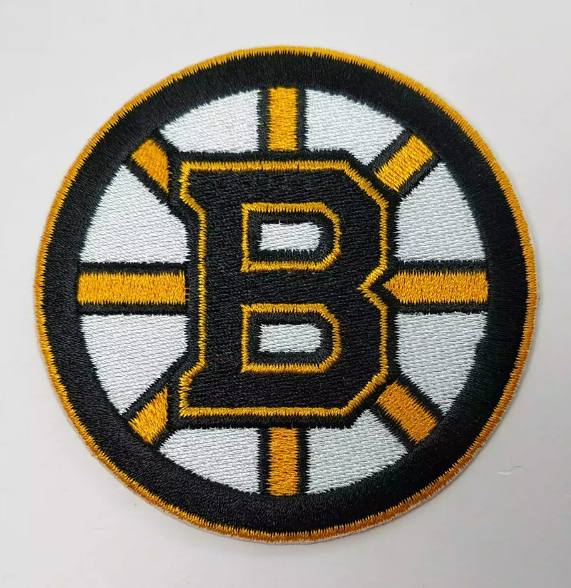 Boston Bruins Logo Iron on Patch 8cm